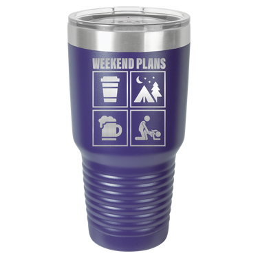 Weekend Plans Lovely Tumbler
